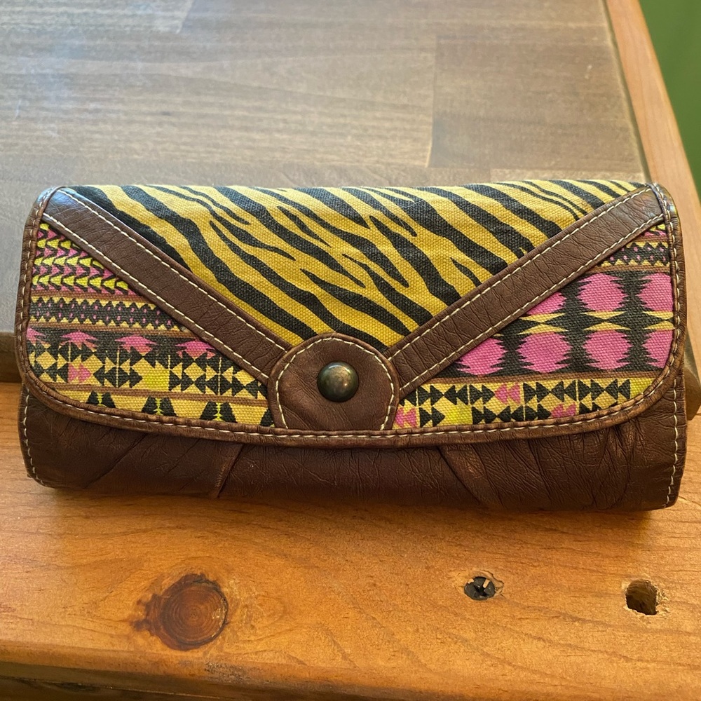 Brown Boho Wallet